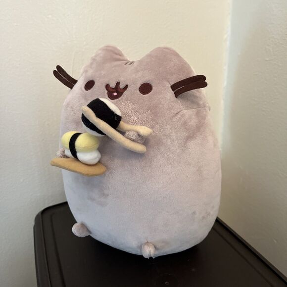 PUSHEEN Sushi Snackable Gund Pusheen Squishy Ultrasoft Plush, 11.5” Tall - Picture 2 of 6